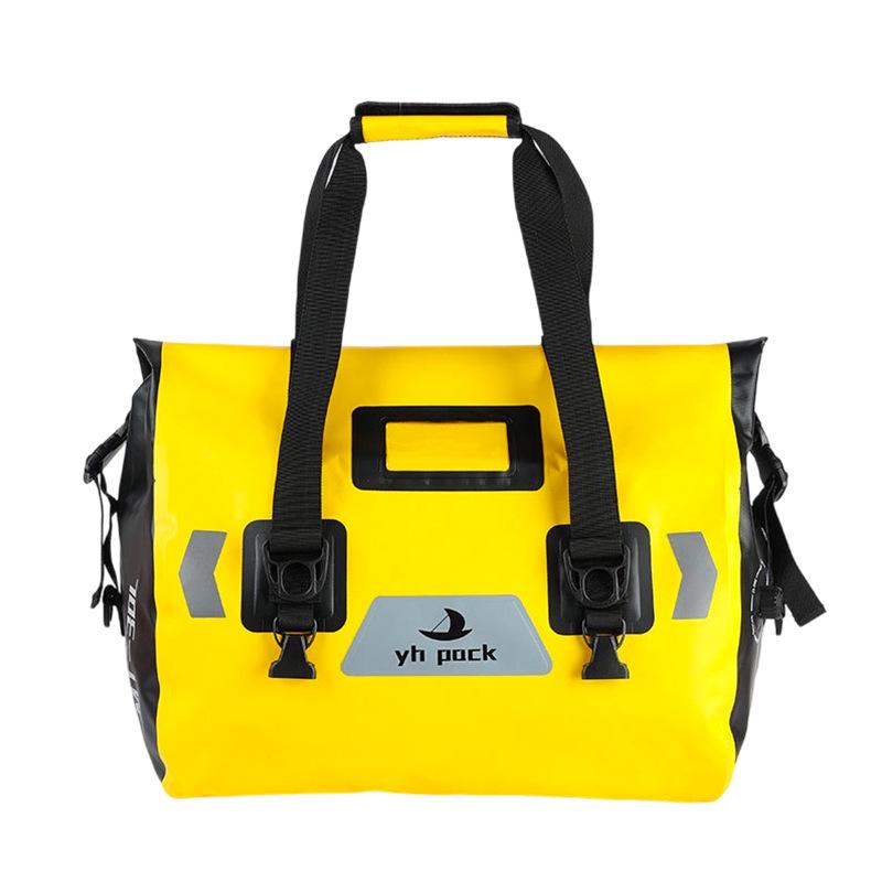 Waterproof PVC Cycling Handbag: Large Capacity Motorcycle Tail Bag