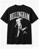 Jude Bellingham Vintage 90s Grafisch T-shirt Unisex Unisex Zomer 100% Katoen Kleding Oversized Korte Mouwen Top Streetwear Unisex