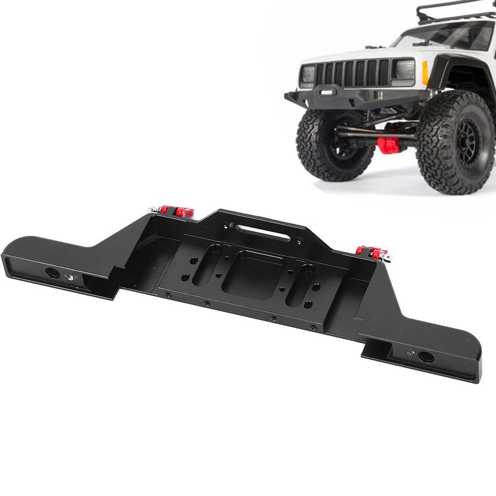110 Front Bumper AntiCollision Metal RC Accessories with LED Light for SCX10 Traxxas TRX4 Defender