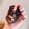 5pcs/set Simple Mixed Style Hair Tie Highly Elastic Durable Versatile Rubber Band Headwear Hair Accessory for Women