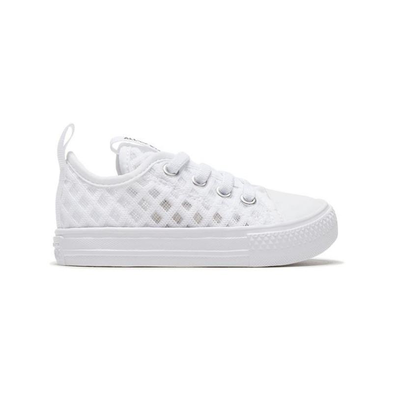 Converse Chuck Taylor All Star Superplay Toddler Low Canvas Shoes White 767560C