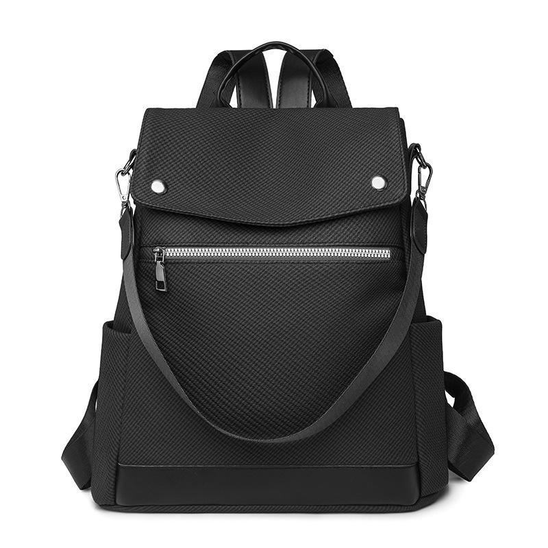 Schoolbag1011 New Anti-splashing Backpack Business Travel Bag Women's Large-capacity Simple Leisure Student Back