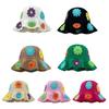 Colorful Bucket Hat Handmade Flower for Dress Casual Wear Party Headgear