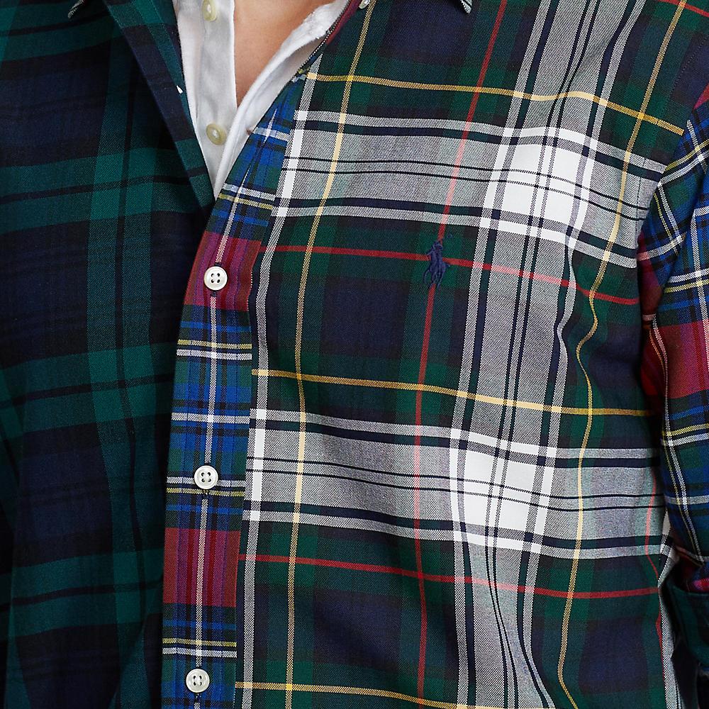 Polo Ralph Lauren SS23 Kostkovaná košile s dlouhým rukávem na knoflíčky Pánské košile Vícebarevná 710858682-001