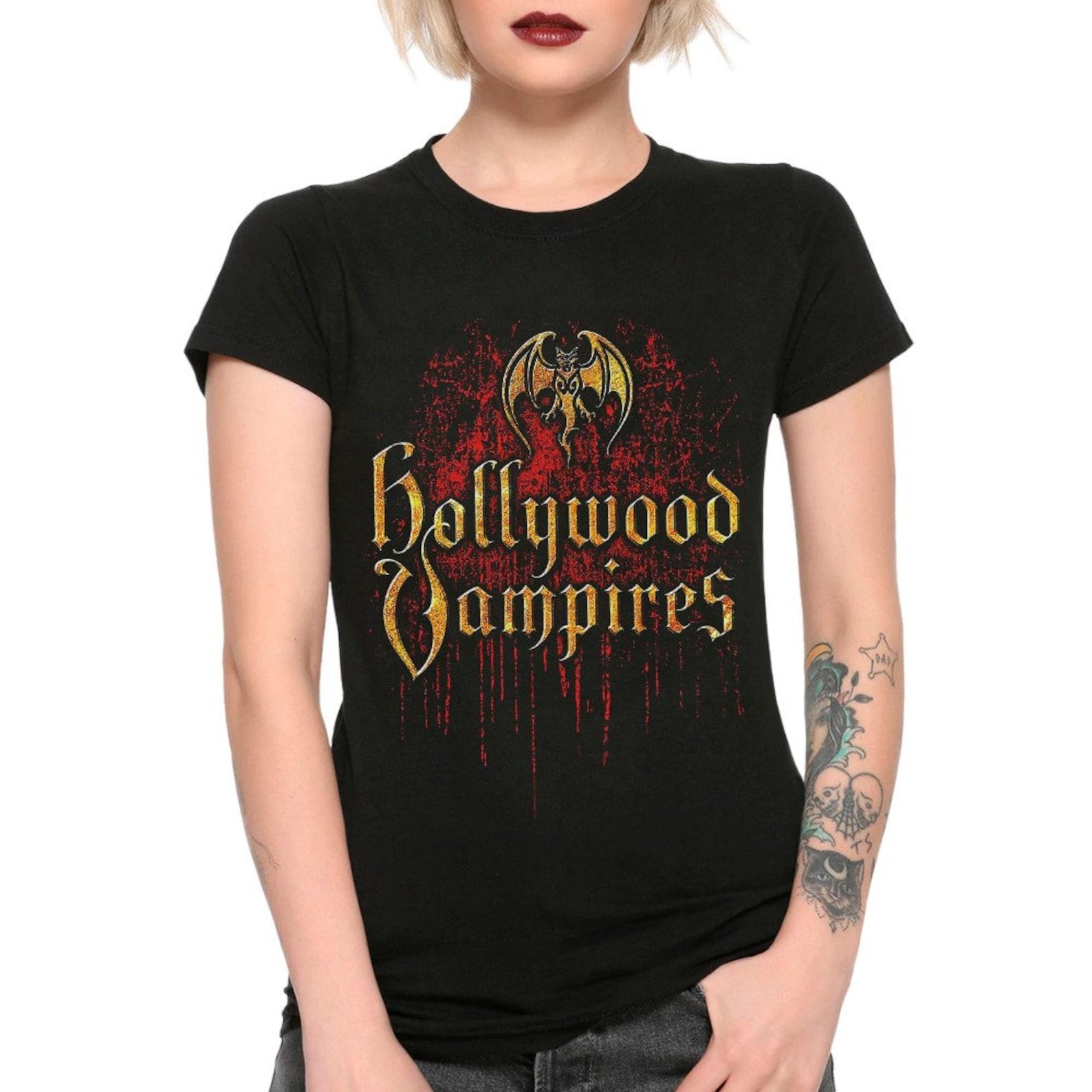 Hollywood Vampires Graphic T-Shirt, Men s Women s Sizes (met-063) XL
