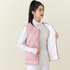 Autumn and Winter Women's Winter Down Cotton Padded Lightweight Double-sided Warm Zipper Home Female Cotton Vests Fashionable and Warm