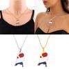 Nizozemsko Mapa Vlajka Přívěsek Náhrdelník Obrys Země Klíční Kost Řetízek Choker Šperky Symbol Nizozemska Náhrdelník