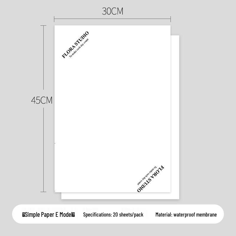 Elegant Waterproof Bouquet Paper for High-End Floral Arrangements