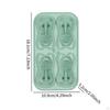 Silicone Chilled Cube Tray DIY Funny 3D Pet Shaped for Lemonade Coffee Drink Blue