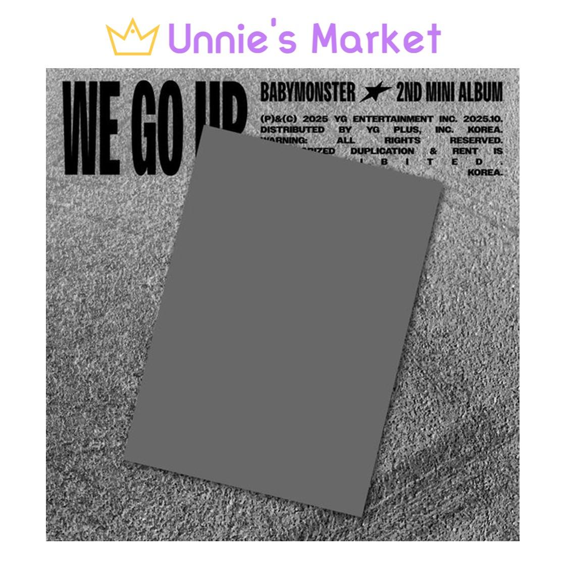 

[Предзаказ] BABYMONSTER [WE GO UP] Версия с открыткой. / 2-й МИНИ-АЛЬБОМ + Бесплатный подарок 1EA
