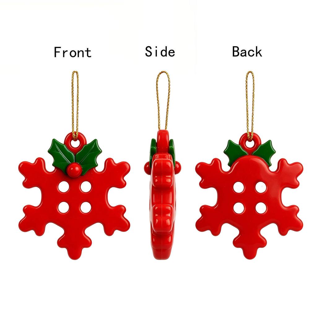 Advent Calendar Christmas Tree Ornaments – Acrylic Hanging Decorations with Days of Surprises