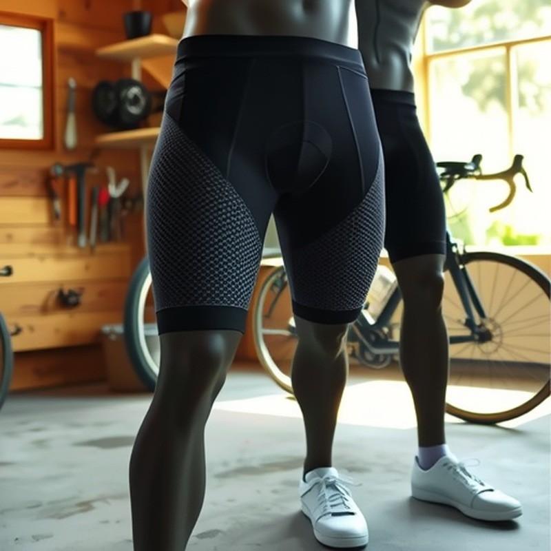 Mens Cycling Shorts With Thick Gel Pad Breathable Quick-Dry Mountain Road Bike Underwear Use