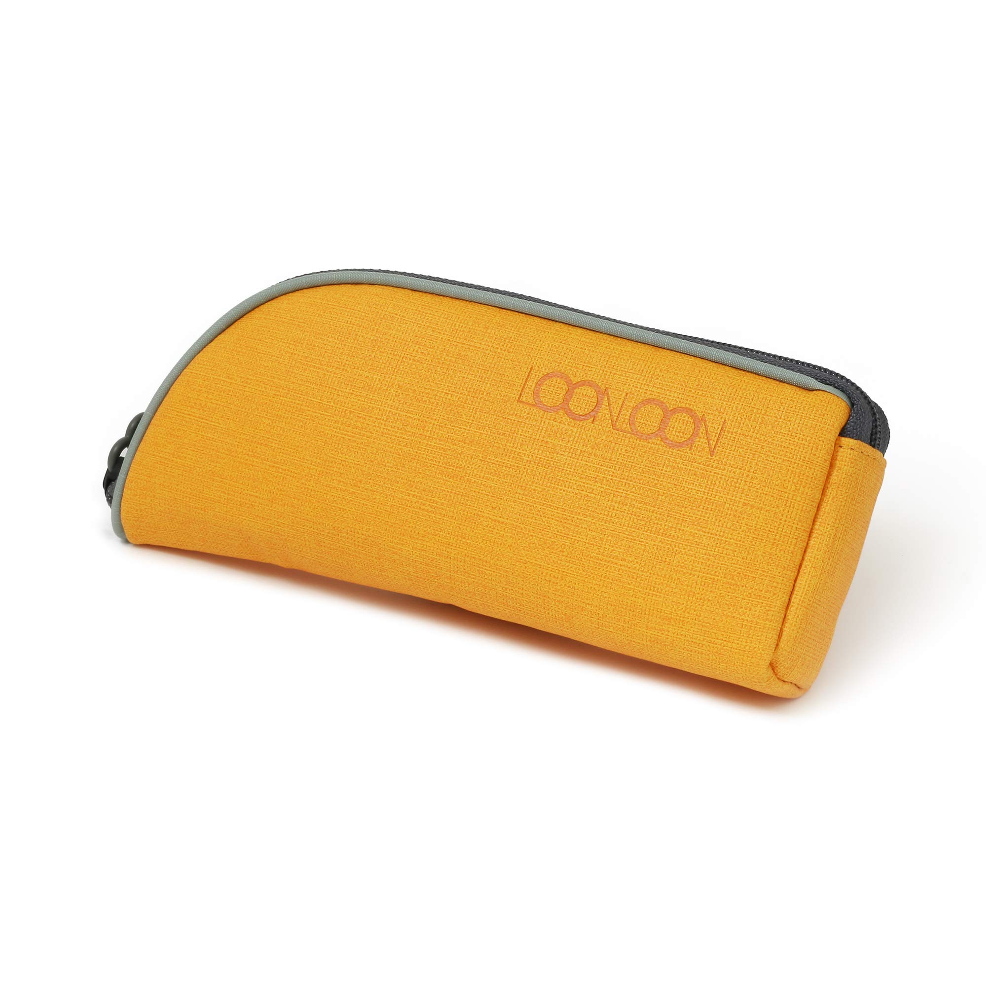 

LOONLOON 567 Mellow Pencil Punch Slim Elegant Color Case, Yellow, Two-Story, Multi-Function, Design, Stylish, Student-Friendly,