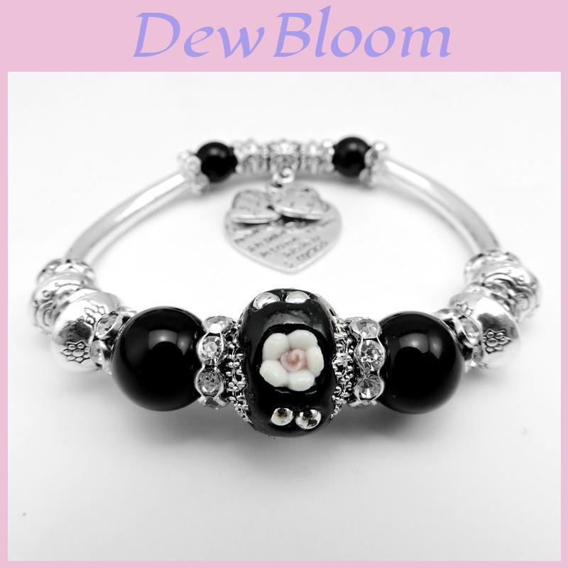 Elegant Silver Plated Color Indonesia Beads Bracelet For Women With Timeless Charm