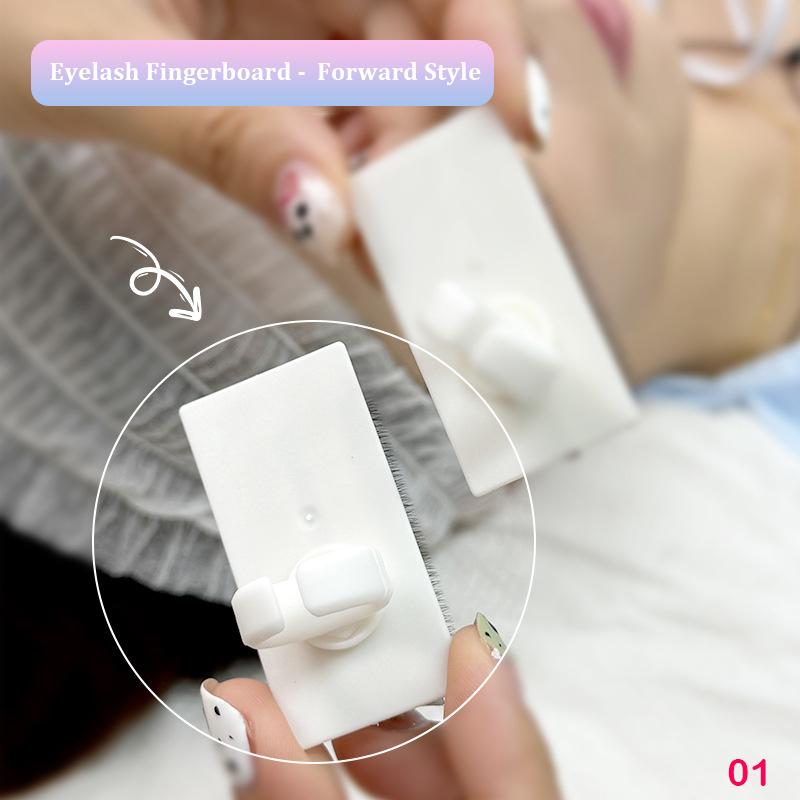 Eyelash Splitter Nail Art Tattoo Glue Pallet Holder Eyelash Extension Rings Stand Adhesive Pigment Holders Finger Beauty Tools
