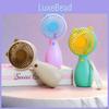 Mini Portable Handheld Cat Ear Usb Rechargeable Fan With Three Adjustable Strong Wind Modes
