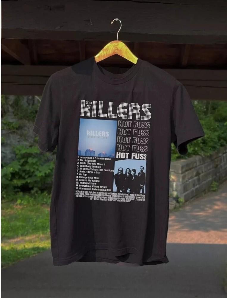 The Killers 'Hot Fuss' Album T-Shirt Tops Tees Men's Women's, The Killers Tour T-Shirt Tops Tees Men's Women's, Size S To 4XL