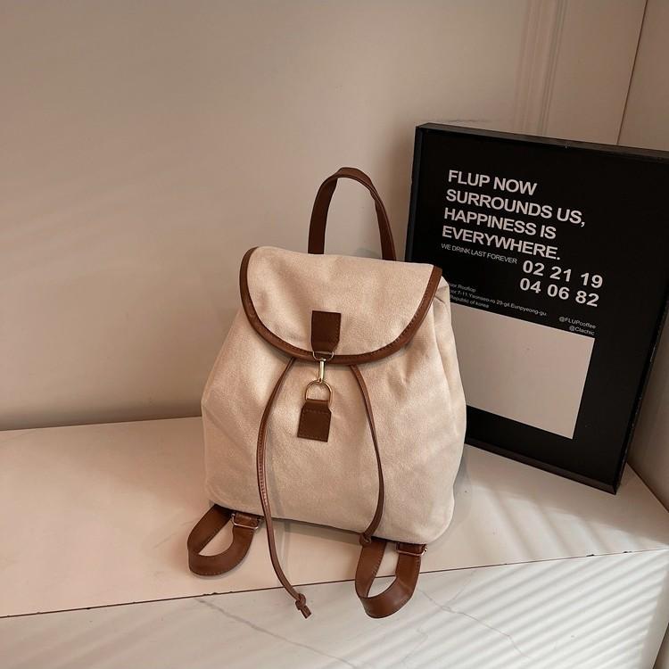 Schoolbag high value large capacity backpack 1011 new women's foreign style bag Korean fashion matte light commuter bag