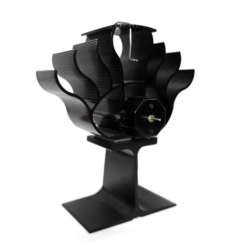 Wood Burning Stove Fireplace Fan Silent Motors Heat Powered Circulates Warm/Heated Air Eco Stove Fan for Gas/Pellet/Wood/Log Stoves