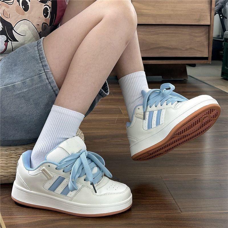 High-value thick-soled trendy sports board shoes, women's trendy new student versatile casual fat bread shoes