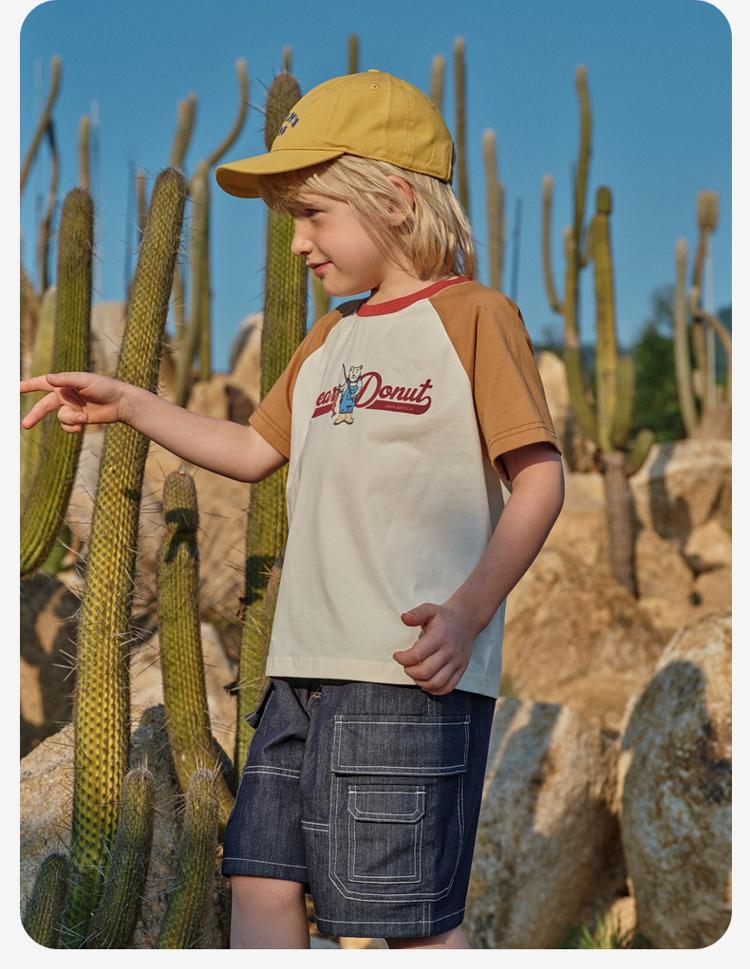 David Bella Children's Cool T-shirt Summer Edition New Girls' Moisture Absorbing Quick Drying Bottom Shirt Boys' Top