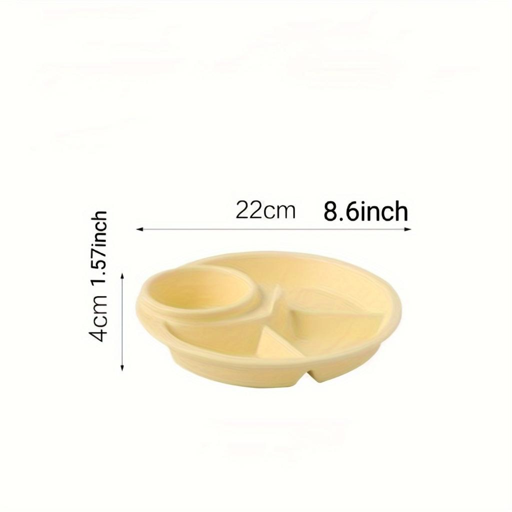 Random Color Food Divider Plate