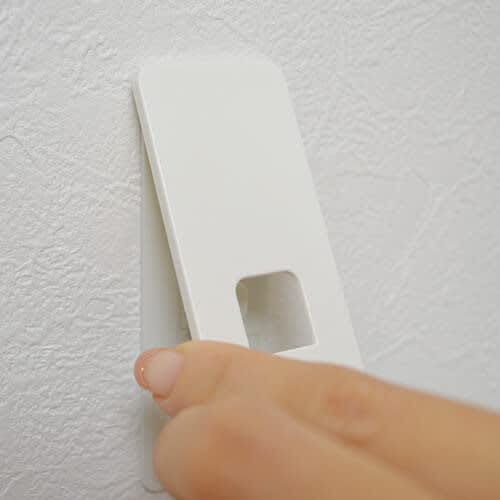 Wall Beauty P-4 Covers for Staple-Mounted Wall Hooks, Drywall Fixing Brackets, Leaves No Marks, Set of 2, P-4Ch