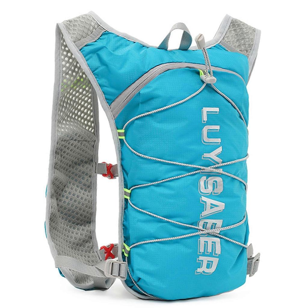 Reflective Running Backpack With Water Bladder Multiple Compartments for Trail Hiking