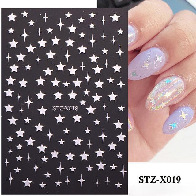Spider Nail Art Stickers,3D Self-Adhesive Spider Web and Spider Design Nail Sticker Acrylic Nail Art Decoration for Women Holiday Nail Charm