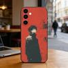 M-Megumi F-Fushiguro Phone Case Black Silicone Soft For Samsung Galaxy A73,A72,A71,A70,A53,A52,A51