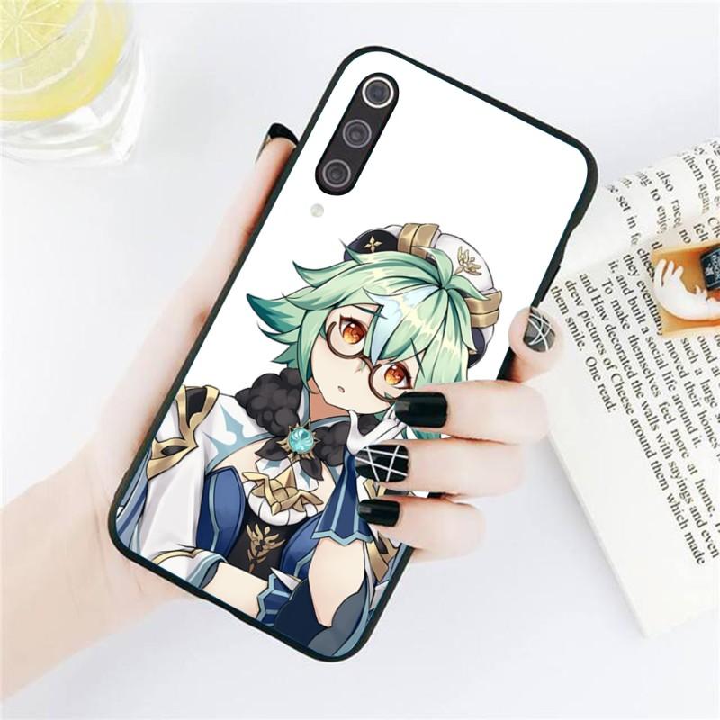 Urocze etui na telefon z Sacharozą dla Xiaomi Redmi Note 11 10 9T 8 7 Pro Redmi 10 9 9A 9C 8 7 6 Miękkie Czarne Etui na Telefon