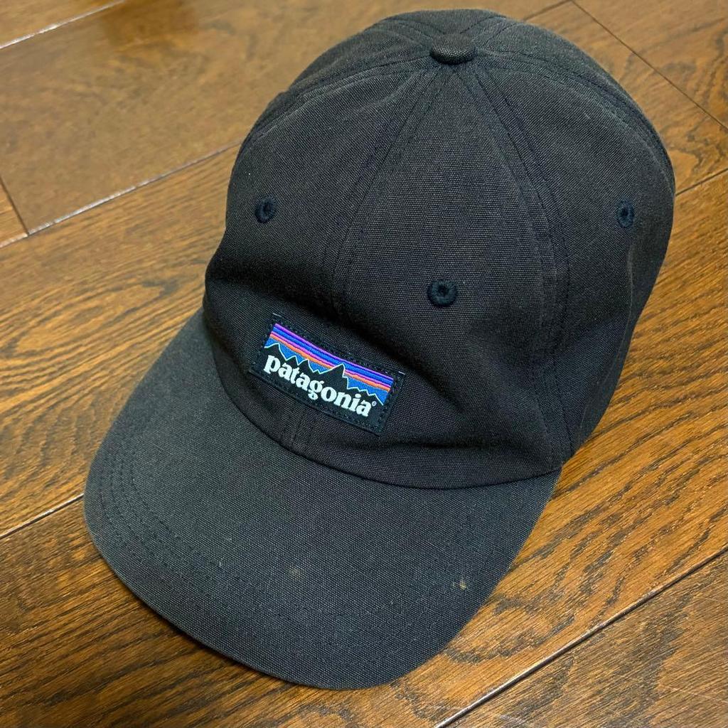 Used Patagonia Patagonia P-6 Label Trad Cap Black