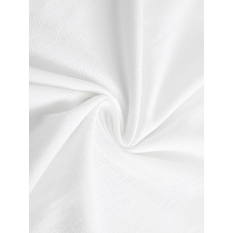 European Sizes Men's Casual Daily T-shirt with Retro Appearance, Bold Pattern Printed Top Men's T-shirt Short Sleeved Suitable for All Seasons