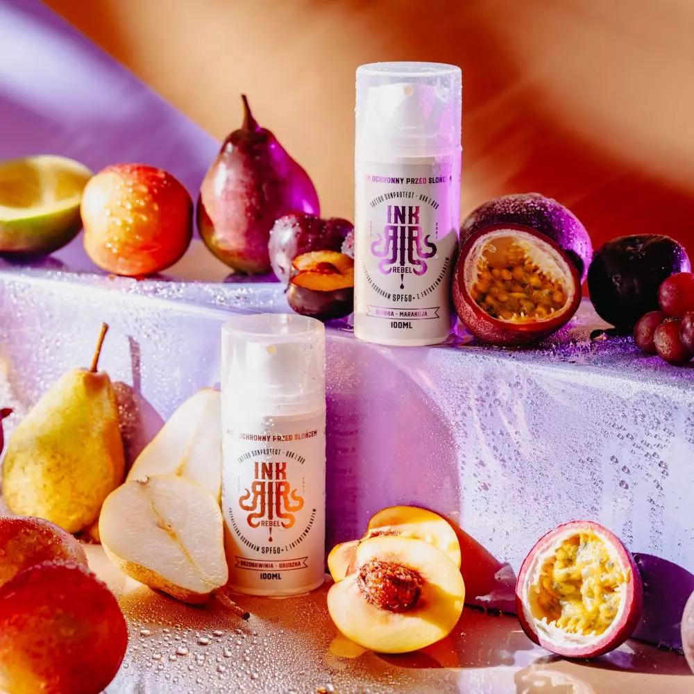 Schutzcreme für Tattoos SPF50+ Pfirsich-Birne - Inkrebel - 100ml