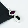 Kashmir Ruby, Emerald Gemstone Silver Pendant In 925 Sterling Silver- Handmade Design, Everyday Wear Jewelry, Unique Pendant Easter Gift