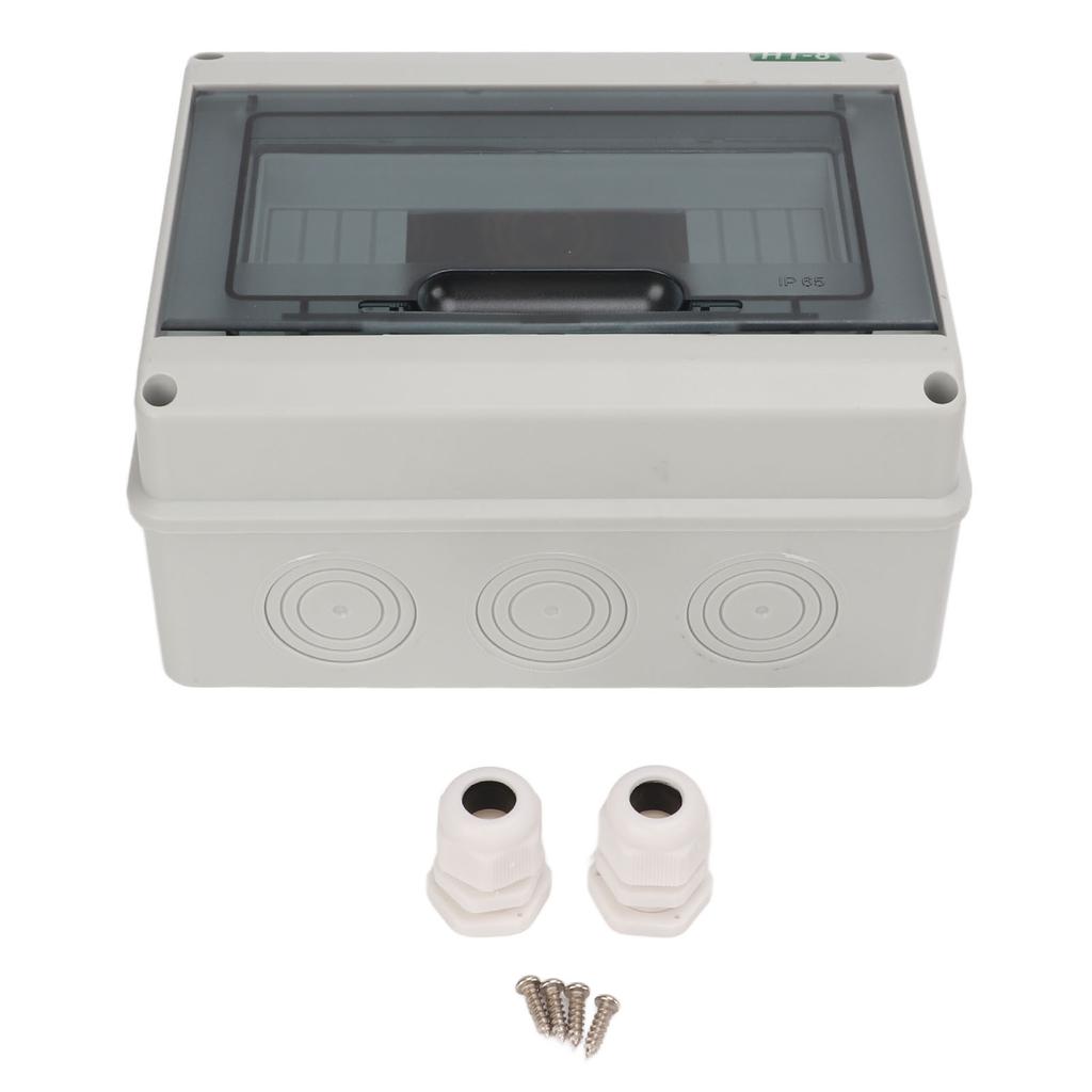 Elektronischer Verteilerkasten Schaltnetzteil Verteilungsschutz Wasserdicht ABS 8-fach