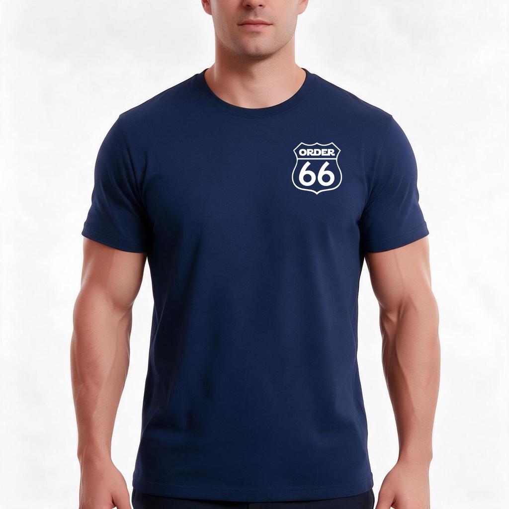 Order 66 Tshirt Summer Casual Cotton Tee Oversized Streetwear Tops Vintage Graphic Print Loose Fit Short Sleeve
