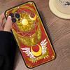 Anime C-CardcaptorS S-Sakura Phone Case For Iphone 17 16 15 14 13 12 11 Pro Max Plus Black Shell Cover Case