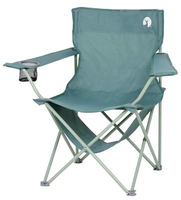 (CAPTAIN STAG) Outdoor Chair Lounge Chair with Shelf Mock with Drink Holder Vintage Green UC-1826