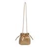 Soft Texture Leather Drawstring Light Luxury Cosmetic Bag Portable Large Capacity High Value Girl Ins Style