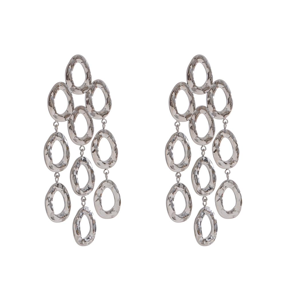 

Yhpup Fashion Exclusive Style Stainless Steel Drop Dangle Statement Earrings PVD Waterproof Plated Personality Jewelry for Women