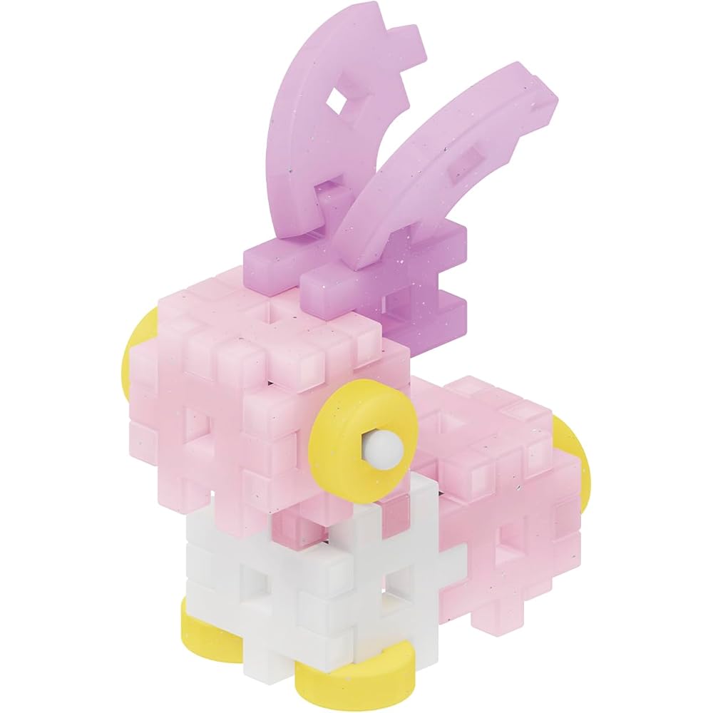Gakken New Block Milk Rabbit Set 24 Pieces for Ages 2 and Up