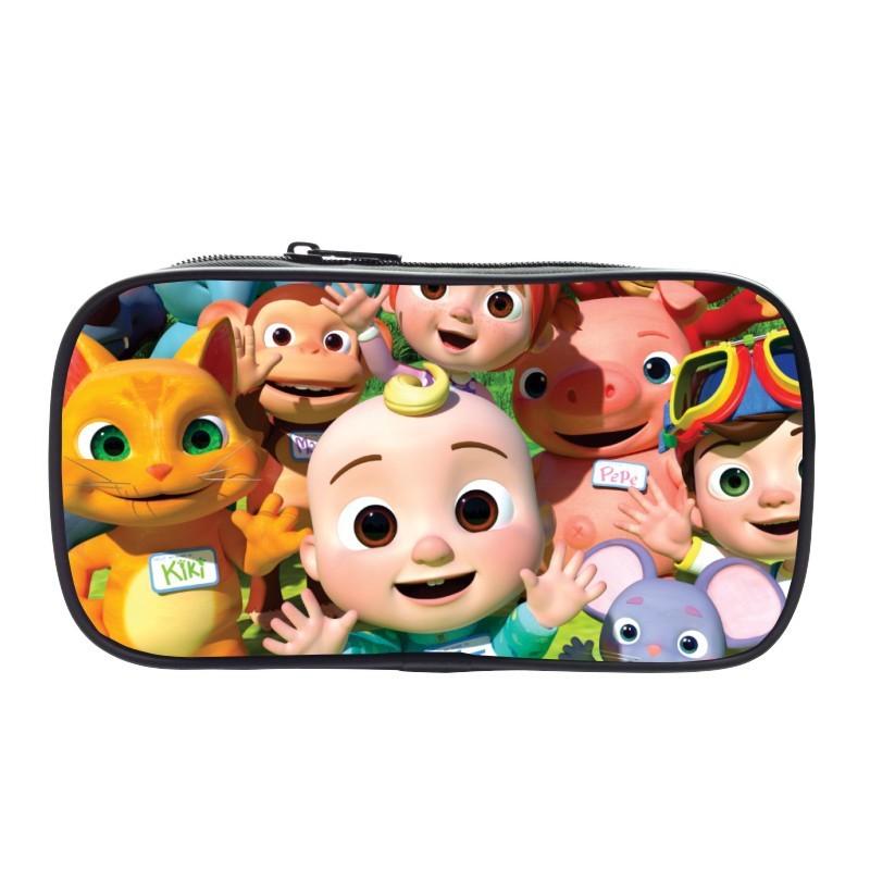 Cocomelon Pencil Box Large Capacity Storage Bag Ideal For Students And Kids