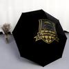 Motif FC Krasnodar, parapluie pliant automatique, design portable et pliable, 8 baleines, un cadeau de Noël ou d'anniversaire.