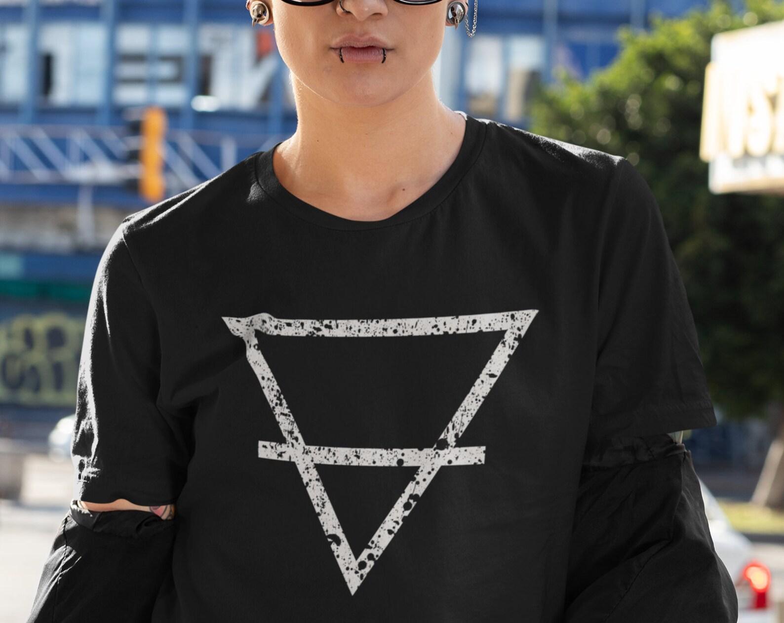 Earth Alchemical Symbol T-shirt: Unisex Pagan Wiccan Apparel S