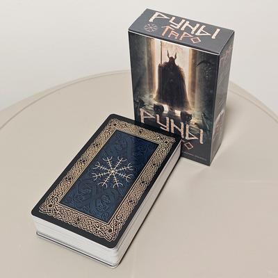 Runic Tarot Deck 10.3*6cm In Russian Language 78 Pcs Tarot Cards Based On The Gods and Mythology of The Norse
