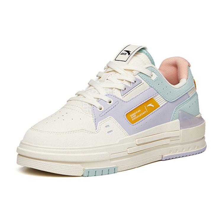 Anta Casual Versatile Low-Top Sneakers Women Sneakers White Gray Green 922138061-4
