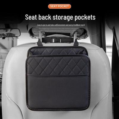 Car Seat Back Organizer: Storage Bag & Interior Decor Accessory