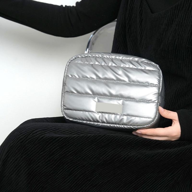 Women's Makeup Bag With Zippered Closure Cosmetic Pouch Toiletries Bag For Travel Daily Use And Gym Essential