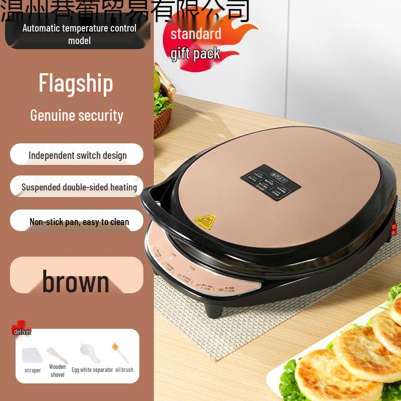 Electric Griddle with Increased Depth: Double-Sided Heating Pan for Frying, Grilling, Baking, and Pancake Making
